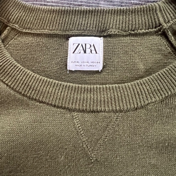 Zara Knit Sweater Olive - Picture 8 of 8